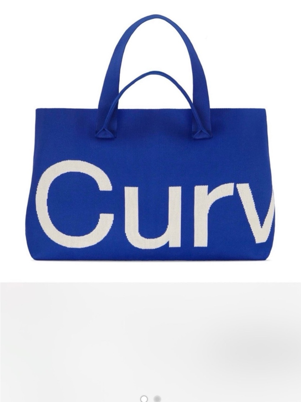 Curves by Sean Brown Kit Tote in Sapphire New